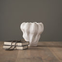Vanna Sculptural Cream Glazed Ceramic Vase - Default Title