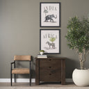 Wallen Solid Dark Brown Wood 3 Drawer Accent Cabinet - Default Title