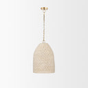 Tosha 1-Light Cotton Rope Bell Pendant - Default Title