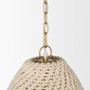 Tosha 1-Light Cotton Rope Bell Pendant - Default Title