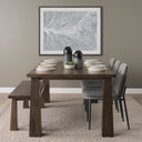 Wolcott Rectangular Dark Brown Solid Wood Dining Table - Default Title