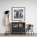 Colin 213L x 213W x 303H Black Metal Dining Chair - Default Title