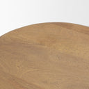 Shima Oval Light Brown Wood w Arched Legs Coffee Table - Default Title