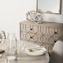 Genevieve II Light Brown Fir Veneer 9 Drawer Sideboard - Default Title