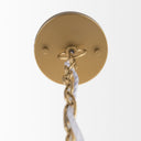 Thad 4-Light Natural Woven Rattan Dome Chandelier - Default Title