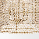 Thad 4-Light Natural Woven Rattan Foyer Chandelier - Default Title