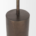 Petria Antiqued Gold Textured Metal Taper Candle Holders - Default Title