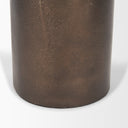 Petria Antiqued Gold Textured Metal Taper Candle Holders - Default Title
