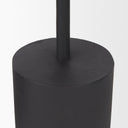Petria Matte Black Textured Metal Taper Candle Holders - Default Title