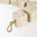 Mala Beige Paper Mache Cube Garland - Default Title