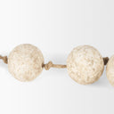 Varamala Beige Paper Mache Sphere Garland - Default Title