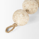 Varamala Beige Paper Mache Sphere Garland - Default Title