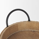 Wheaton Light Brown Wood w Natural Jute Serving Trays - Default Title