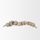Varamala Dark Beige Paper Mache Sphere Garland - Default Title