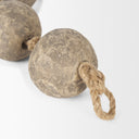 Varamala Dark Beige Paper Mache Sphere Garland - Default Title