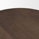 Weldon Dark Brown Wood w Matte Black Metal Counter Stool - Default Title
