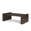 Wesson Dark Brown Wooden Rectangular Coffee Table - Default Title