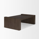 Wesson Dark Brown Wooden Rectangular Coffee Table - Default Title