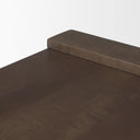 Wesson Dark Brown Wooden Rectangular Coffee Table - Default Title