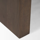 Wesson Dark Brown Wooden Rectangular Coffee Table - Default Title