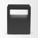 Vondra Matte Black Metal w Open Shelves Side table - Default Title