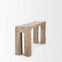 McArthur Whitewash Reclaimed Wood Console Table - Default Title