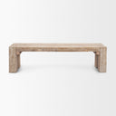 McArthur Whitewash Reclaimed Wood Bench - Default Title