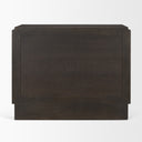 Wagner Dark Brown Wood w Arched Design Accent Cabinet - Default Title