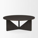 Tarro Brown Wood w Triangle Legs Coffee Table - Default Title