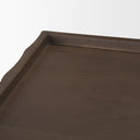 Swanson Dark Brown Wooden Scalloped Sideboard - Default Title