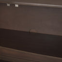 Swanson Dark Brown Wooden Scalloped Sideboard - Default Title