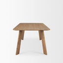 Welborn 84 Light Brown Wood Rectangular Dining Table - Default Title