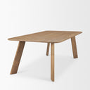 Welborn 84 Light Brown Wood Rectangular Dining Table - Default Title