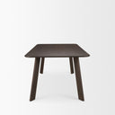 Welborn 72 Dark Brown Wood Rectangular Dining Table - Default Title