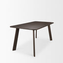 Welborn 72 Dark Brown Wood Rectangular Dining Table - Default Title
