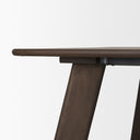 Welborn 72 Dark Brown Wood Rectangular Dining Table - Default Title