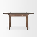 Sohan Dark Brown Elm Wood Oblong Desk - Default Title