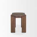 Sohan Dark Brown Elm Wood Oblong Desk - Default Title