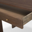 Sohan Dark Brown Elm Wood Oblong Desk - Default Title