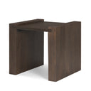 Wesson Dark Brown Wood Accent Table - Default Title