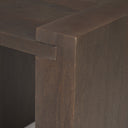 Wesson Dark Brown Wood Accent Table - Default Title