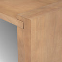Wesson Light Brown Wood Rectangular Coffee Table - Default Title