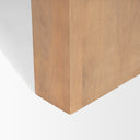 Wesson Light Brown Wood Rectangular Coffee Table - Default Title