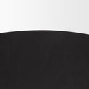 Soma Textured Black Mango Wood Round Dining Table - Default Title
