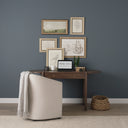 Sohan Dark Brown Elm Wood Oblong Desk - Default Title