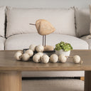 Varamala Beige Paper Mache Sphere Garland - Default Title