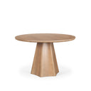 Jovani 48 Solid Light Brown Mango Wood Round Dining Table - Default Title