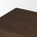 Jonan Dark Brown Wood w Dark Aged Brass 2 Door 3 Drawer Sideboard - Default Title