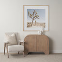 Sorina Reverse Fluted Light Brown Wood Accent Cabinet - Default Title
