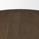 Jovani 48 Solid Dark Brown Mango Wood Round Dining Table - Default Title